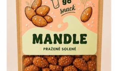 Mandle pražené solené 100g