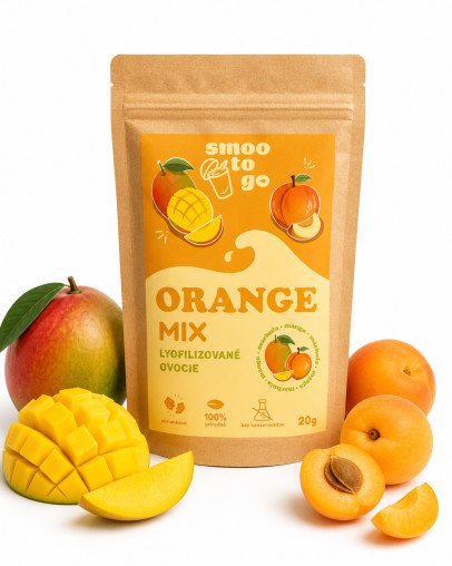 Orange Mix – Lyofilizované ovocie 20 g