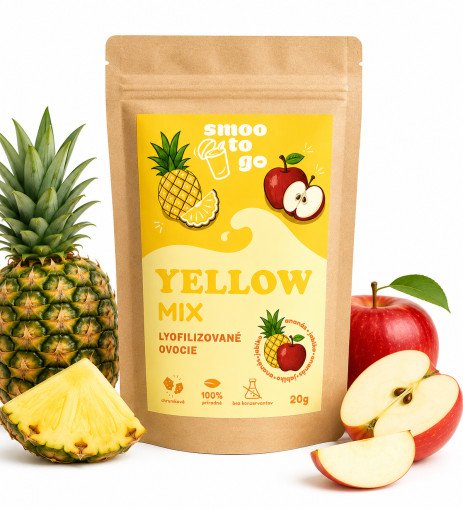 Yellow Mix – Lyofilizované ovocie 20 g