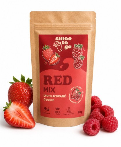 Red Mix – Lyofilizované ovocie 20 g