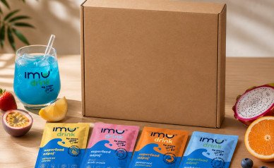 IMU DRINK BOX – mix príchutí, 10 ks