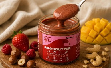 SMOOBUTTER™ Lieskovec × Jahoda × Malina